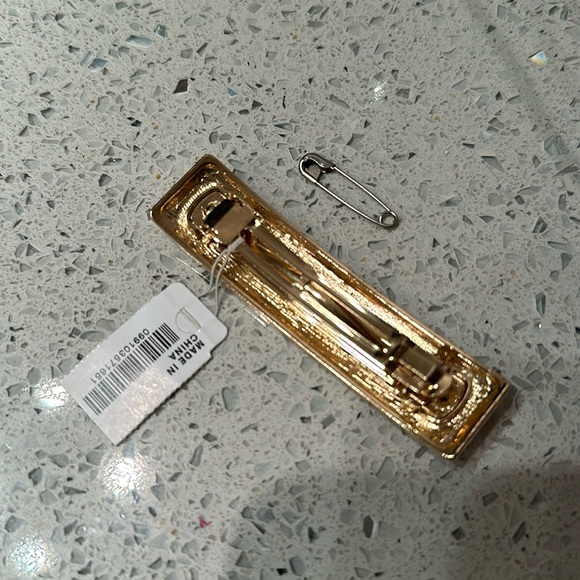 NWT J.Crew Gold Barrette Hair Clip - Picture 6 of 6